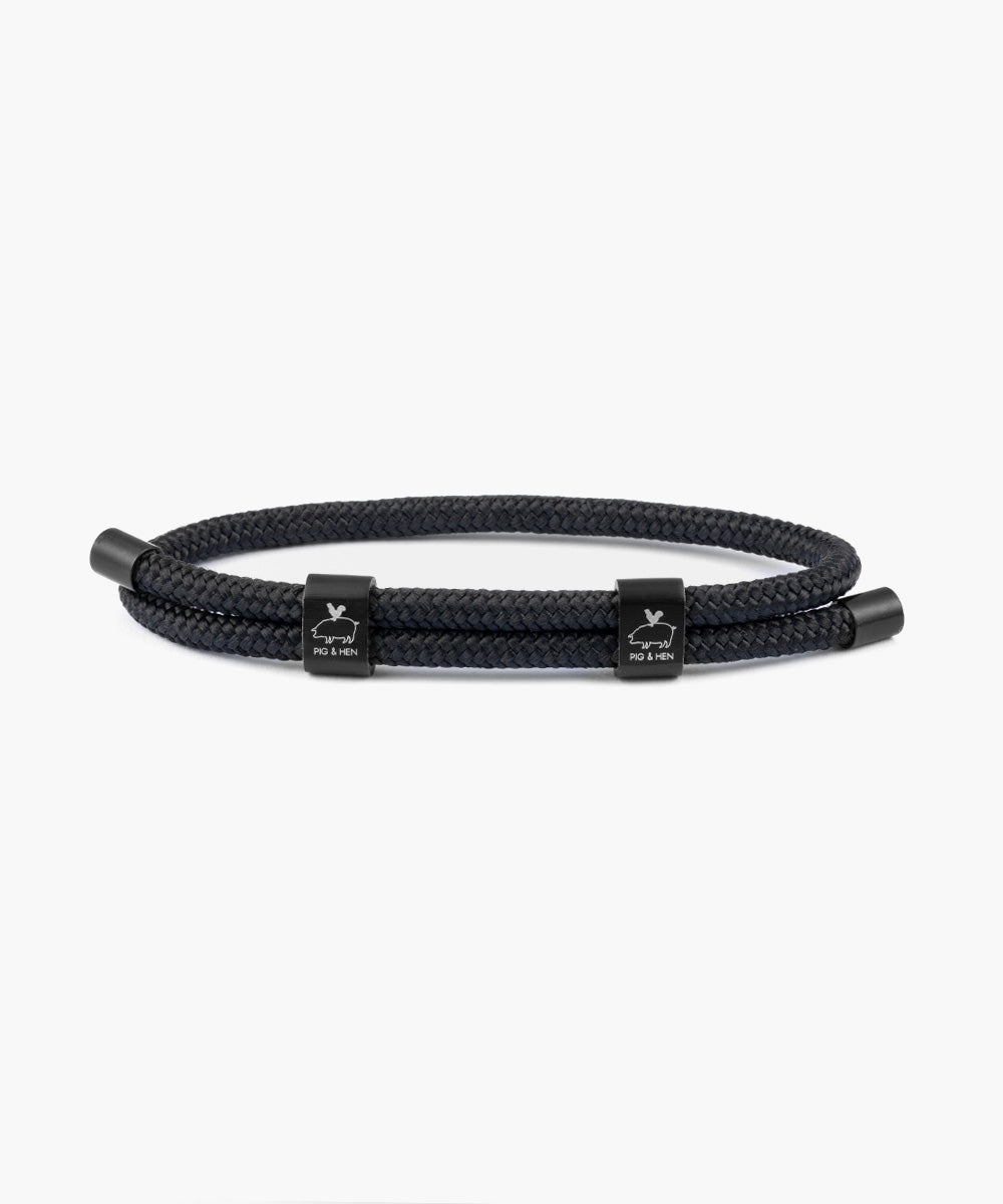 pig-hen-little-lewis-dbl-seil-armband-black-black image 1