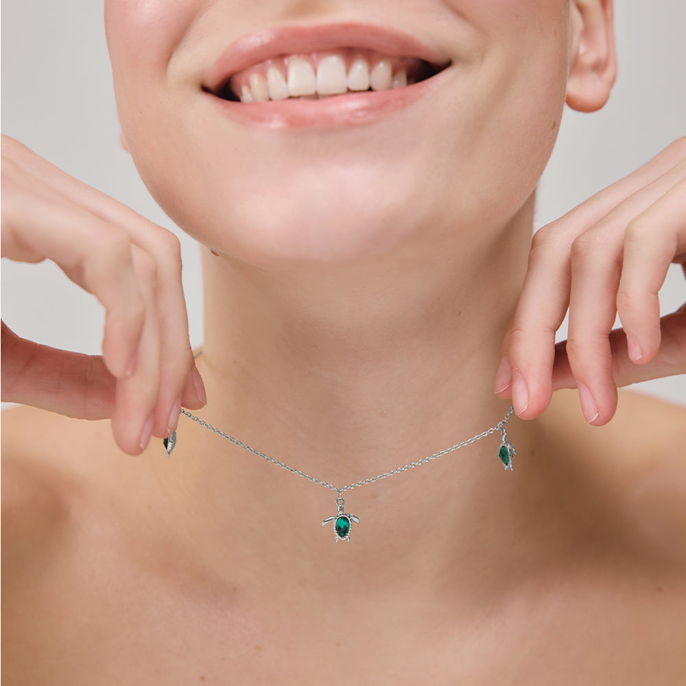 paul-hewitt-turtle-halskette-aquamarine-silber image 2