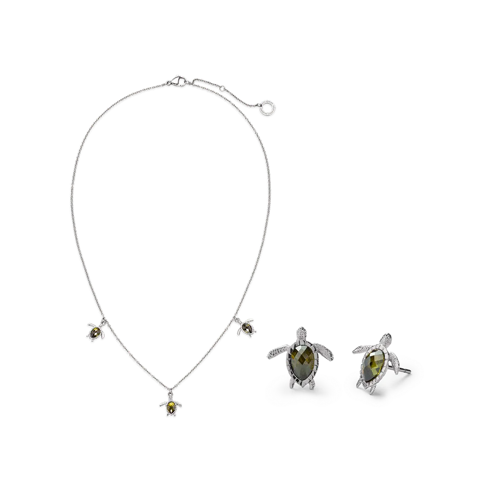 paul-hewitt-set-turtle-silber-halskette-ohrringe-set image 1