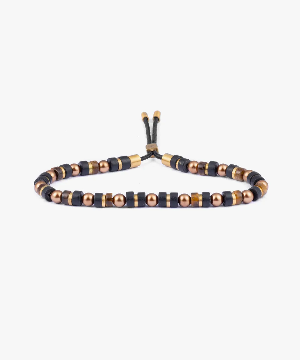 pig-hen-brontide-4mm-adjustable-armband-takayama-schwarz-gold image 1