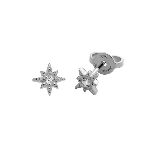 paul-hewitt-windrose-mono-ohrring-silber-einzelohrring-925er-silber image 1