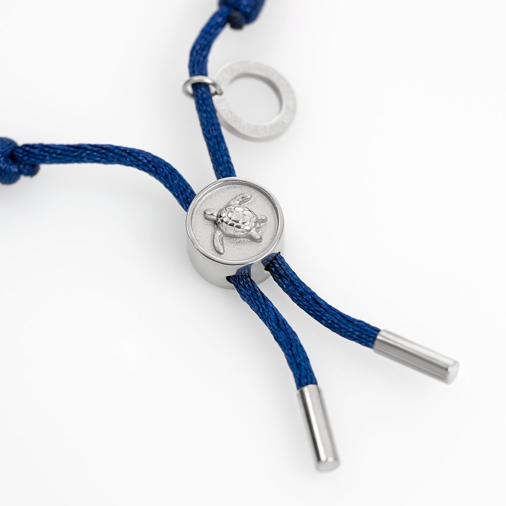 paul-hewitt-turtle-anchor-chain-armband-silber-navy image 3