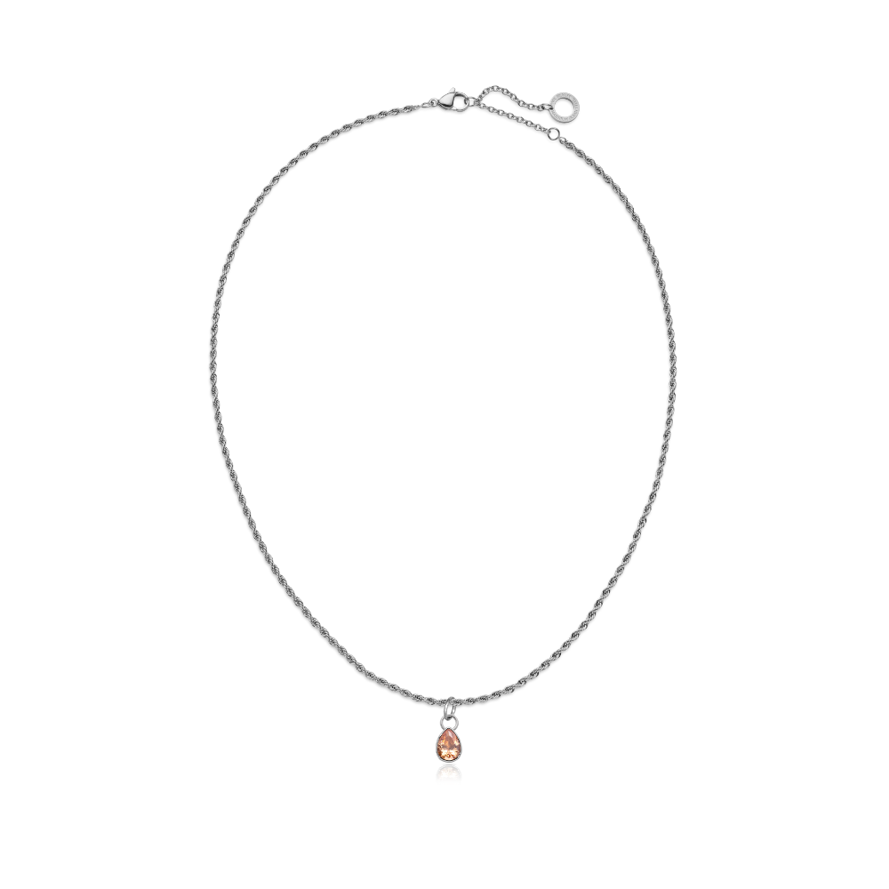 paul-hewitt-ocean-stories-set-peach-stone-charm-und-halskette-silber image 2