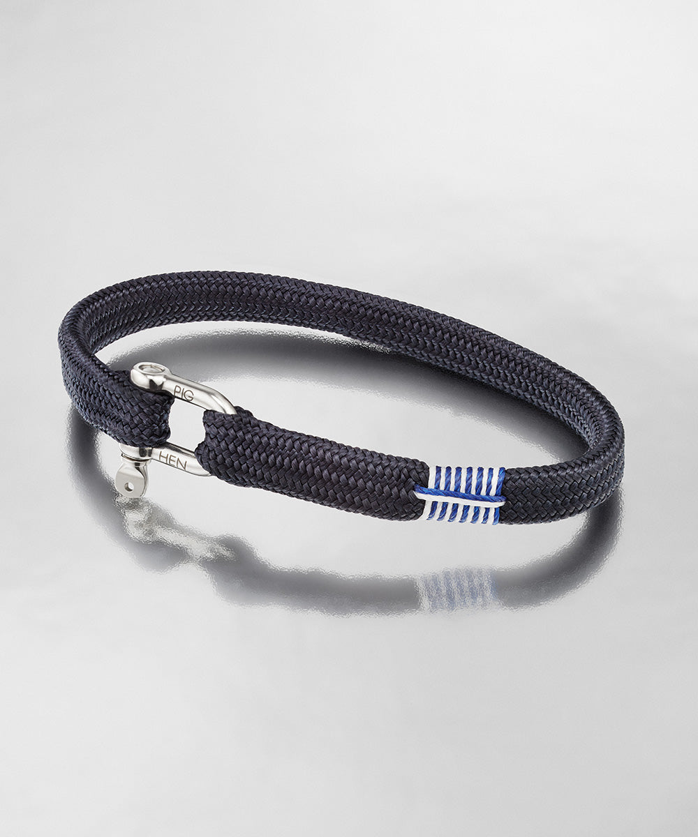 pig-hen-vicious-vik-armband-navy-silver image 4
