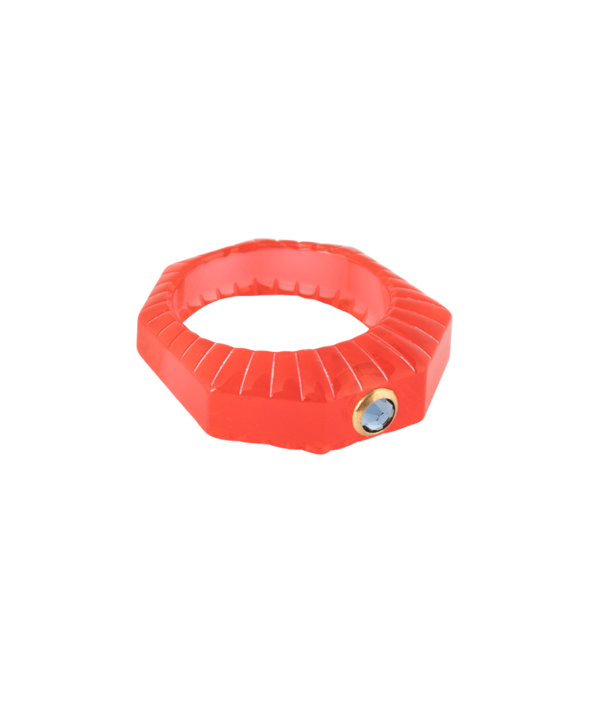 wald-berlin-shining-star-red-ring-statement-ring-rot-gr-m-eu-56 image 3