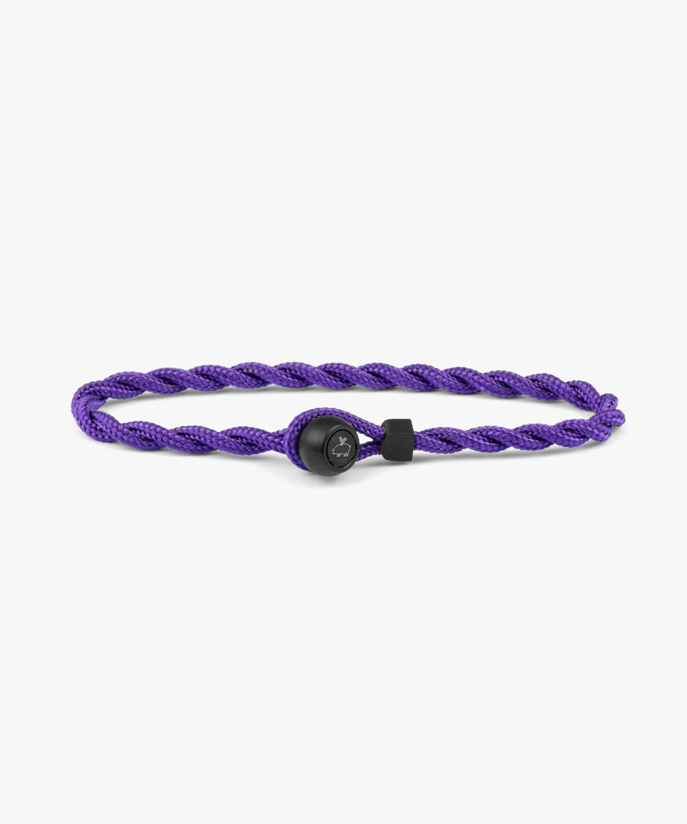 pig-hen-easy-ed-armband-royal-purple-schwarz-edelstahl-unisex image 1