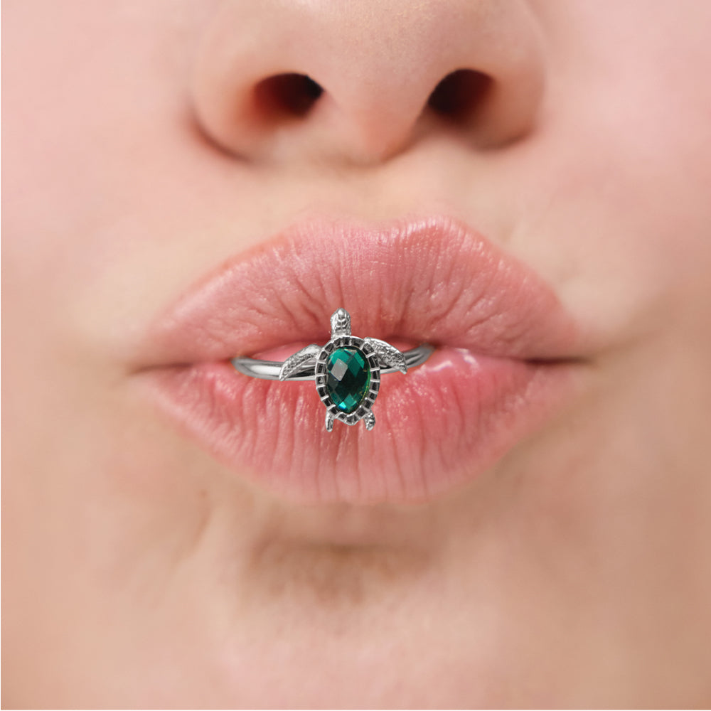 paul-hewitt-turtle-ring-aquamarine-silber image 5