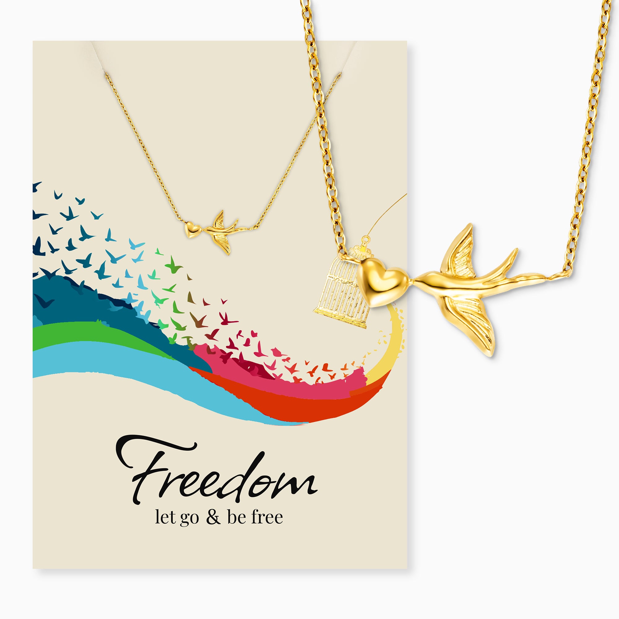 mysteel-by-engelsrufer-halskette-edelstahl-gold-mit-anh-nger-freedom-herz-und-sc image 3