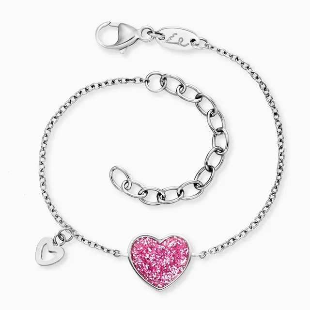engelsrufer-kinder-armband-edelstahl-glitzerherz-mit-emaille image 1