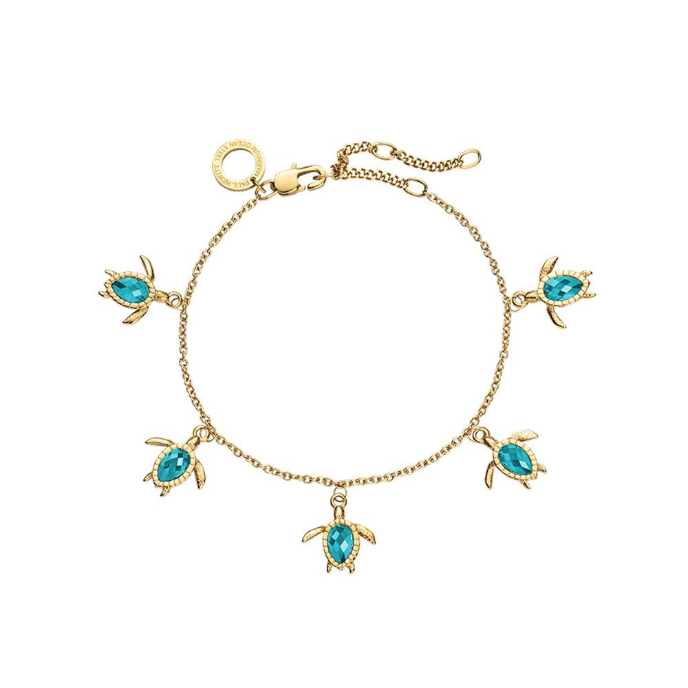 paul-hewitt-turtle-armkette-aquamarine-gold image 1