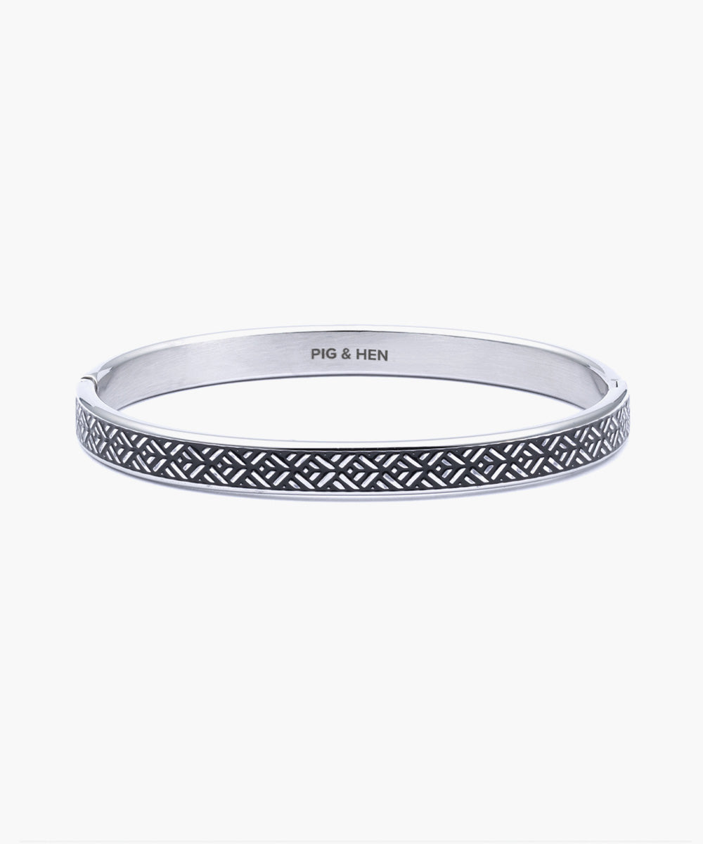 pig-hen-navarch-9mm-cuff-striato-silber-armband-herren image 1