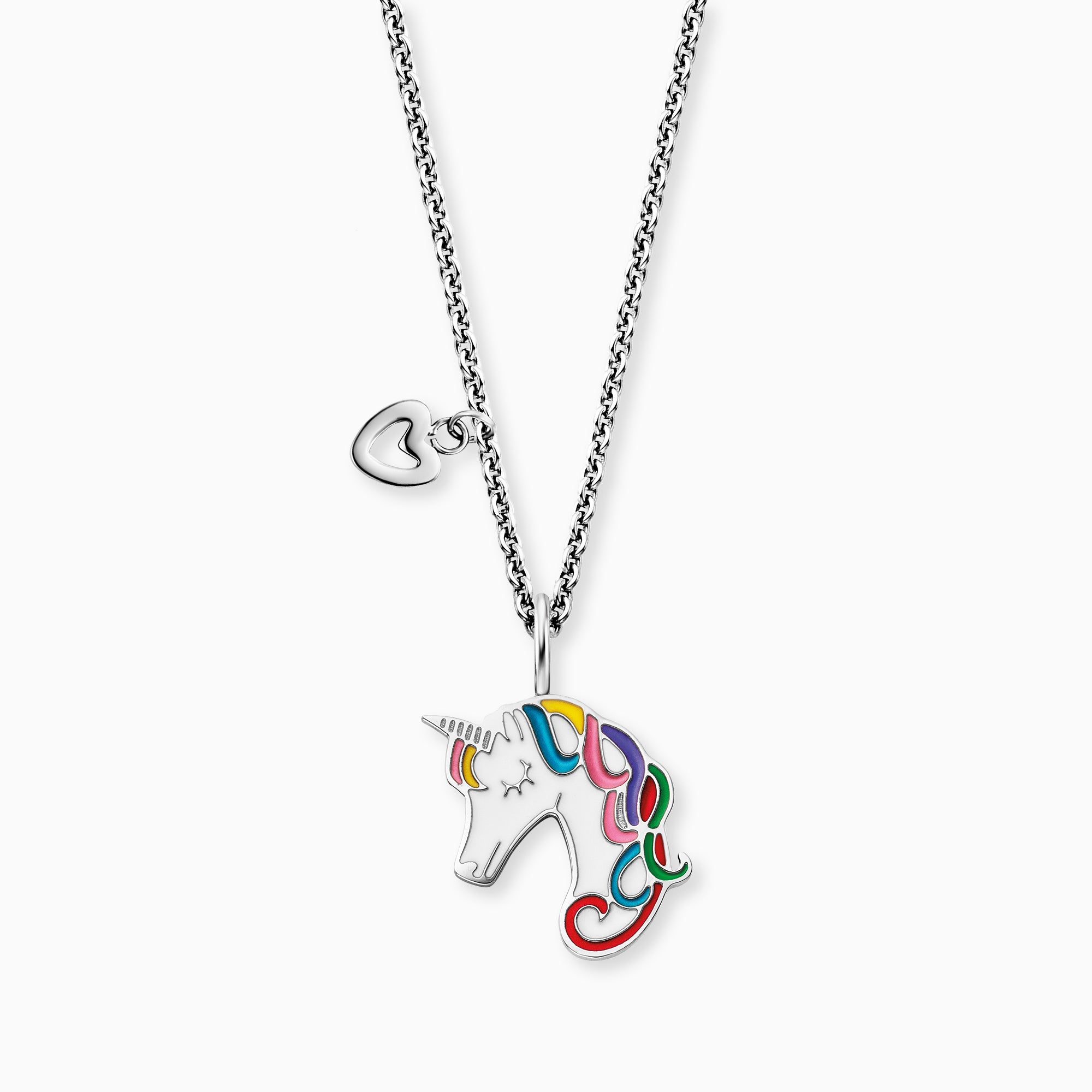 herzengel-kinder-halskette-edelstahl-einhorn-mit-emaille image 1