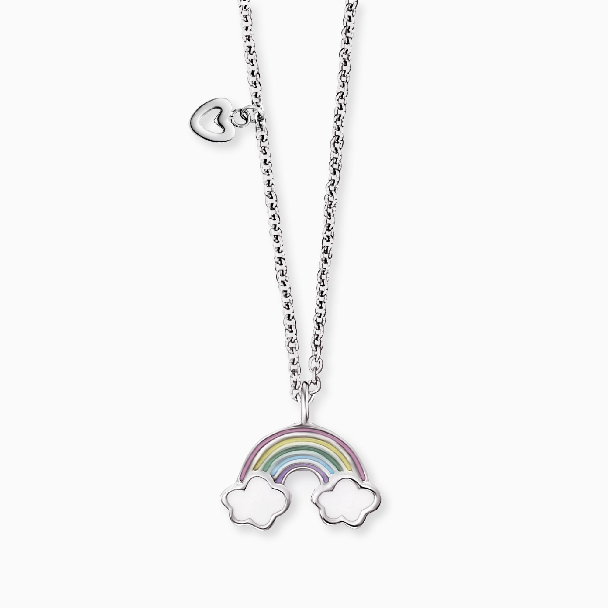 engelsrufer-herzengel-kinder-halskette-edelstahl-regenbogen-mit-emaille image 1