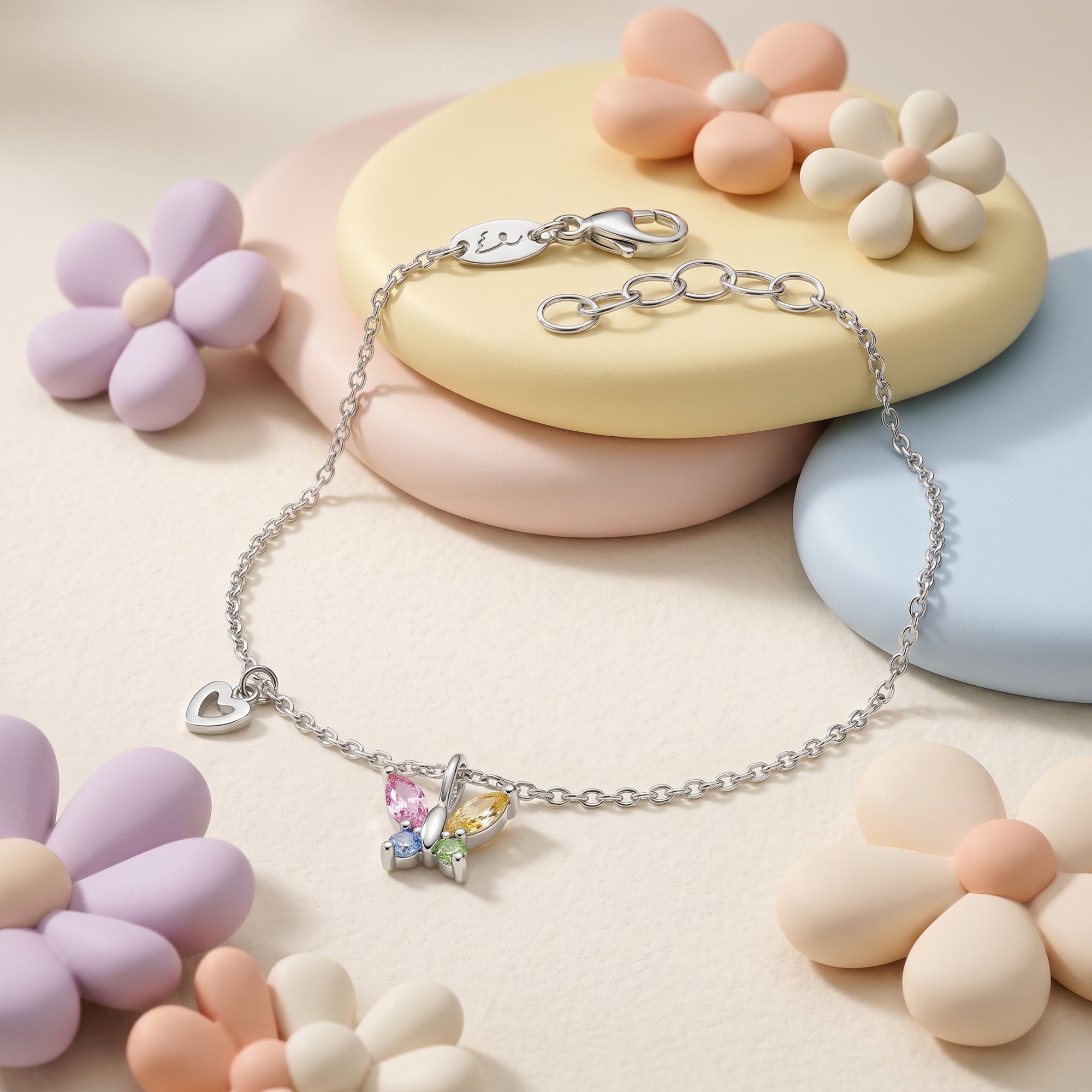 engelsrufer-herzengel-kinder-armband-edelstahl-schmetterling-mit-zirkonia-multic image 3