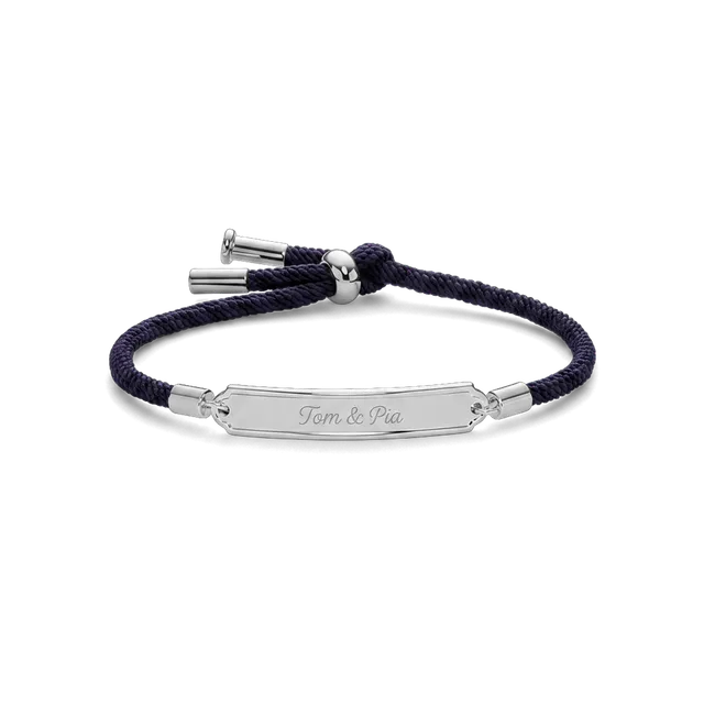 paul-hewitt-vitamin-sea-gravur-armband-silber-marineblau image 1