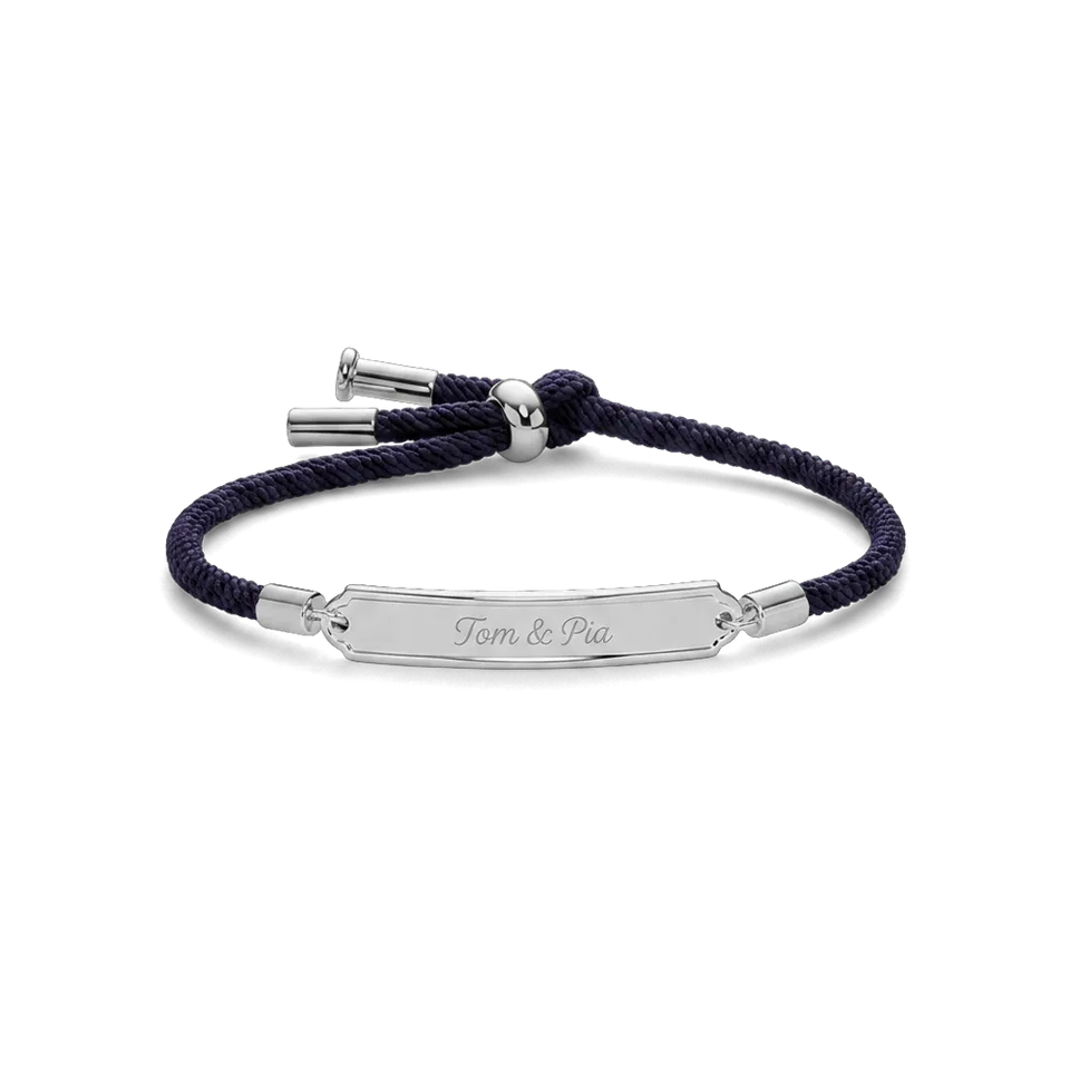 paul-hewitt-vitamin-sea-gravur-armband-silber-marineblau image 1