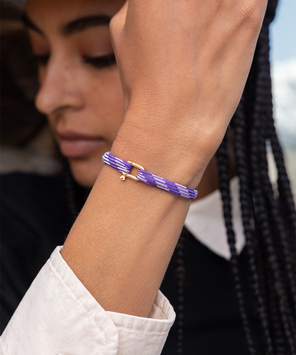 pig-hen-franky-royal-purple-arctic-blue-armband-gold-damen image 3