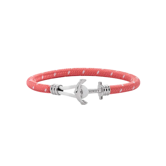 paul-hewitt-phrep-lite-ankerarmband-silber-nylon-coral-wei image 1