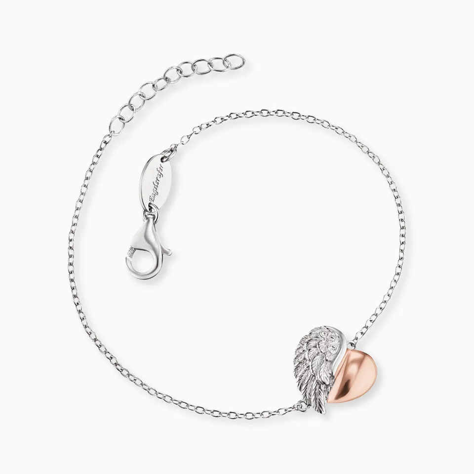 engelsrufer-armband-925er-silber-herzfl-gel-bicolor-mit-zirkonia image 1