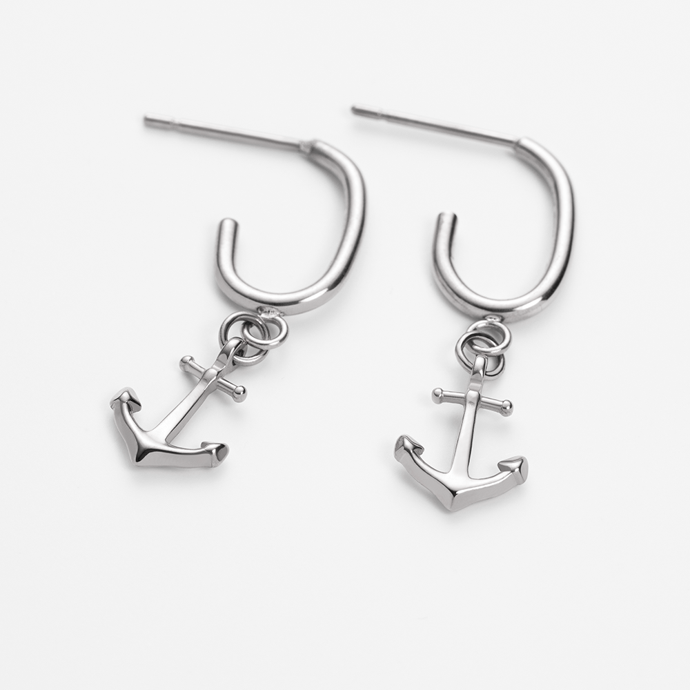 paul-hewitt-the-anchor-ii-hoops-ohrring-silber-maritime-creolen-damen image 2