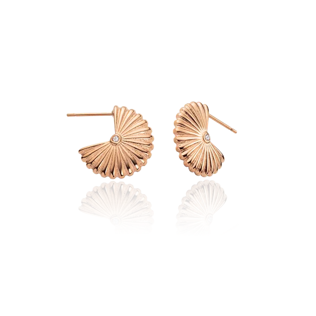 paul-hewitt-scallop-ohrstecker-ros-gold image 1