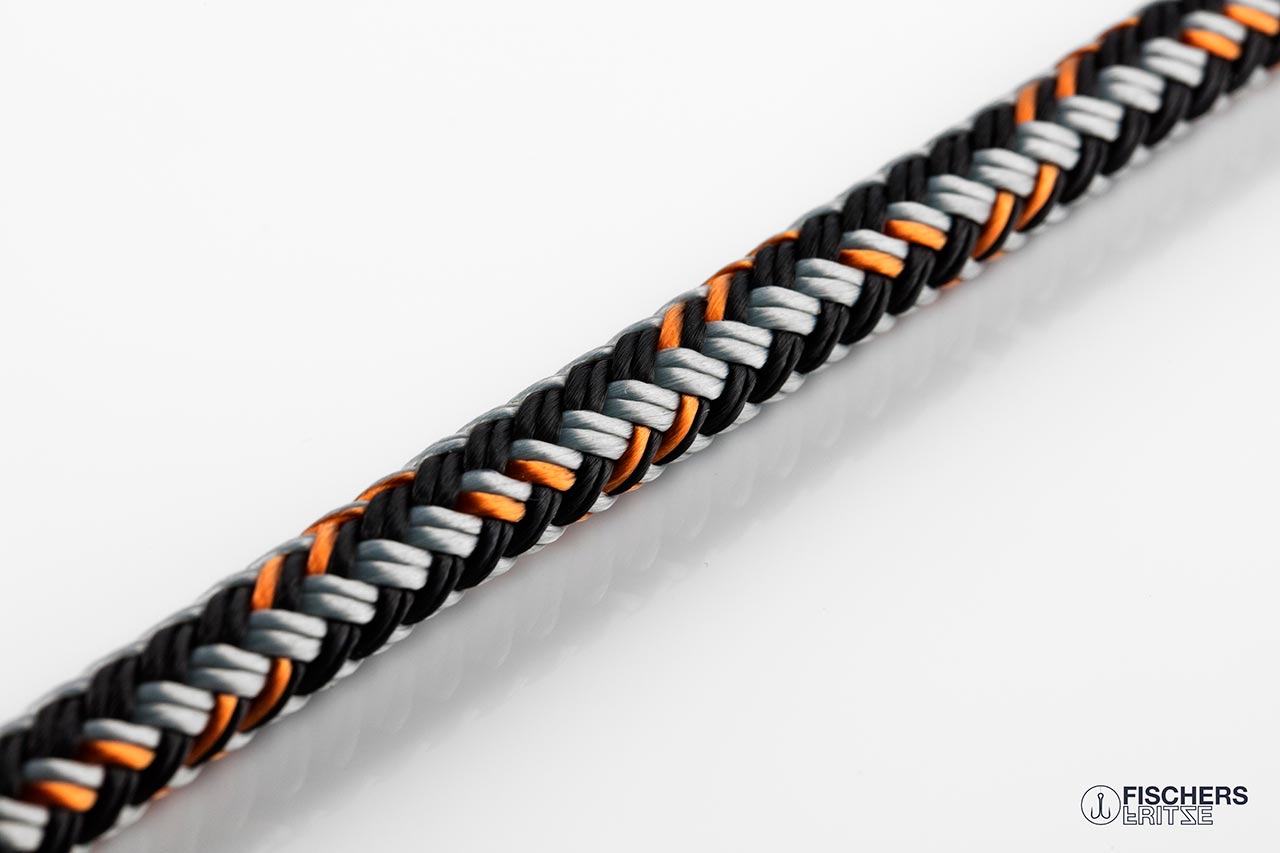 fischers-fritze-torpedomakrele-simon-armband-8-mm-schwarz-grau-orange image 6