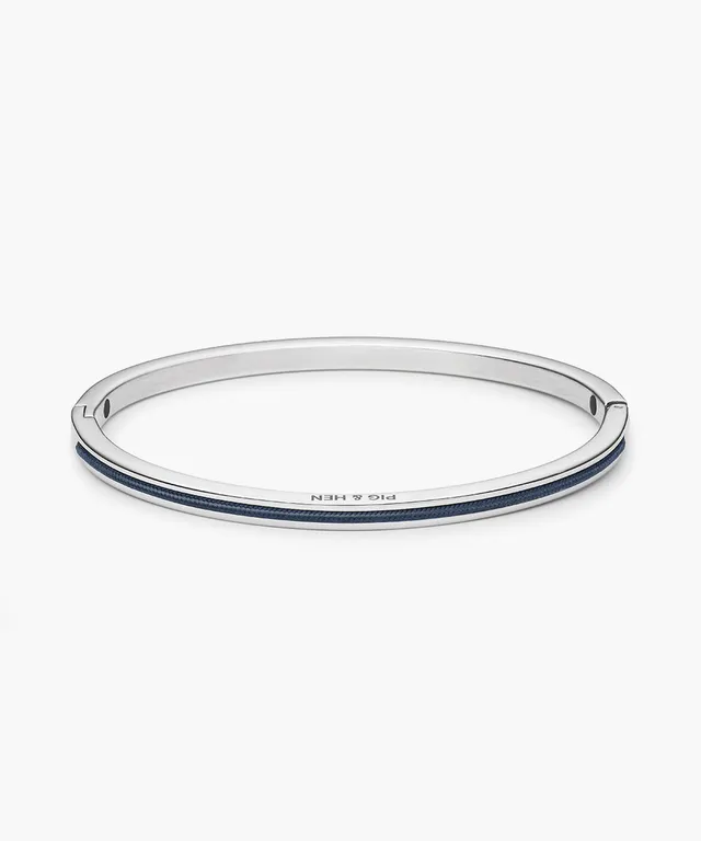 pig-hen-navarch-4mm-clsd-herren-armspange-navy-silber image 1