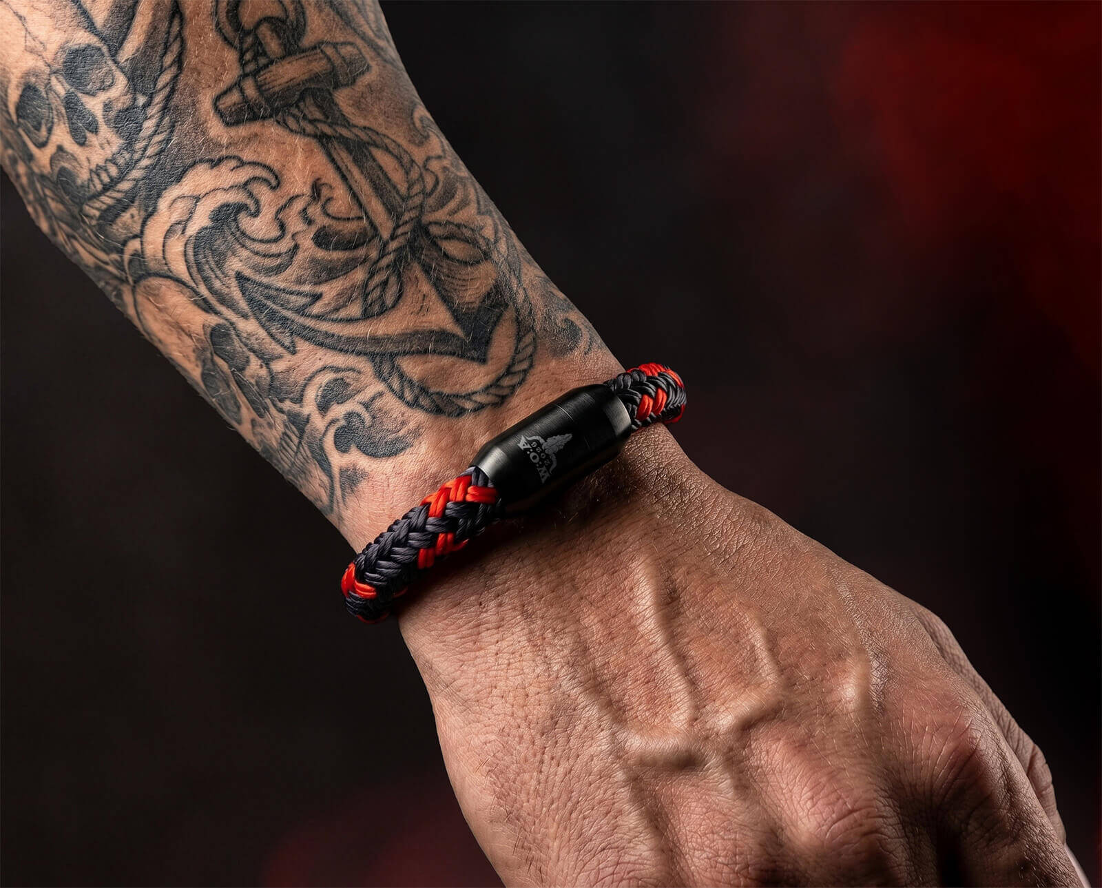 fischers-fritze-torpedomakrele-wacken-edition-2026-segeltau-armband-8-mm image 3