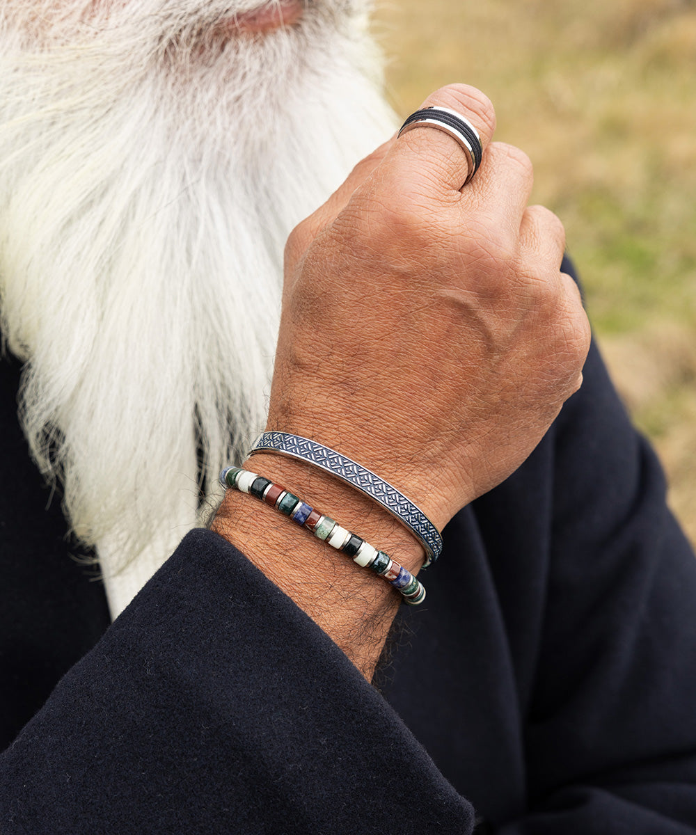 pig-hen-striato-brontide-6mm-armband-set-turin-silber image 2