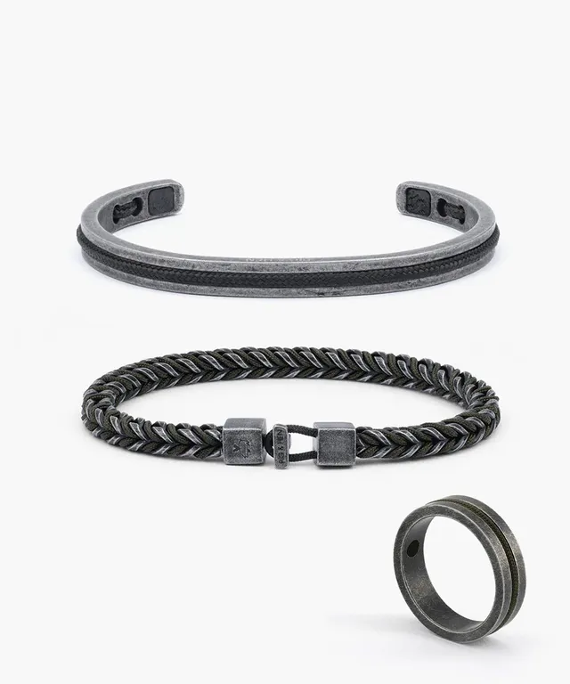 pig-hen-catena-foxtail-army-navarch-6mm-armband-set-mit-navarch-ring-vintage image 1