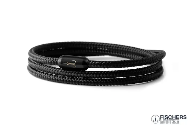 fischers-fritze-torpedoforelle-karl-segeltau-armband-schwarz-4mm-3-fach image 1