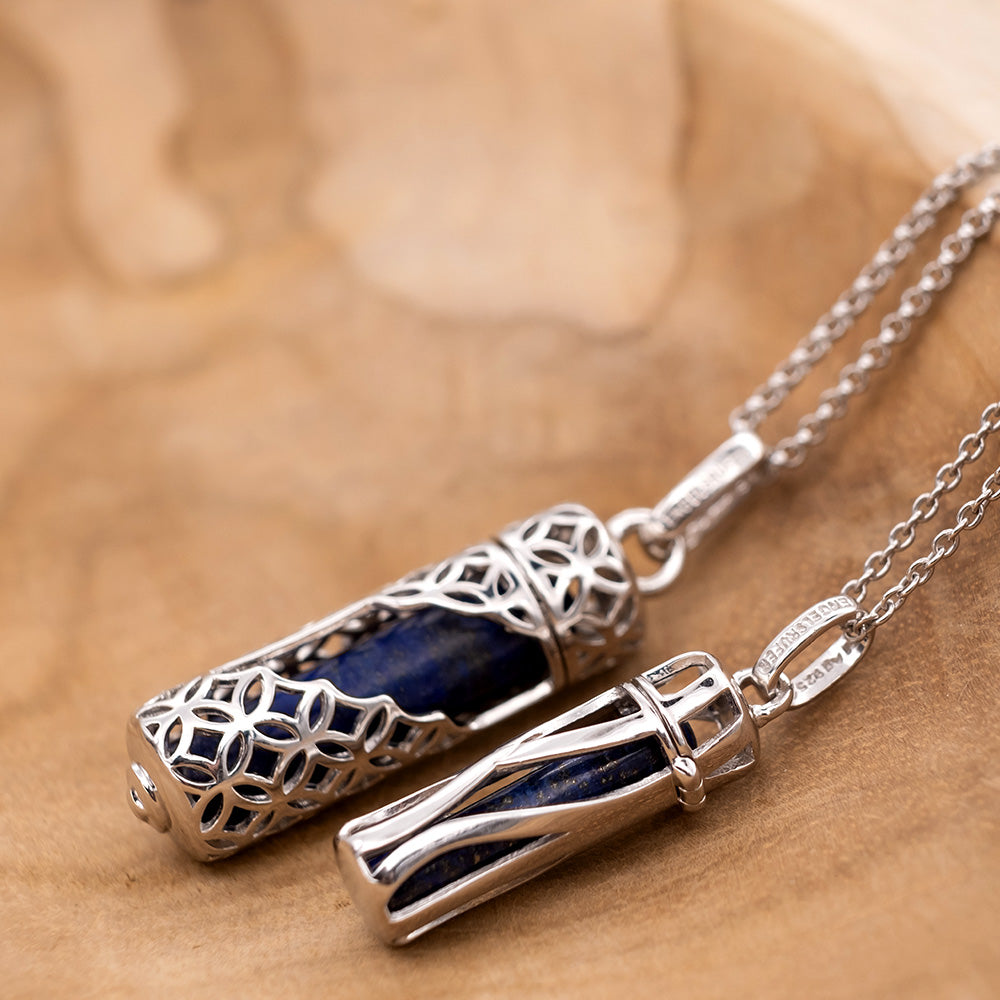 engelsrufer-powerful-stone-halskette-925er-silber-mit-lapislazuli-gr-e-s image 3