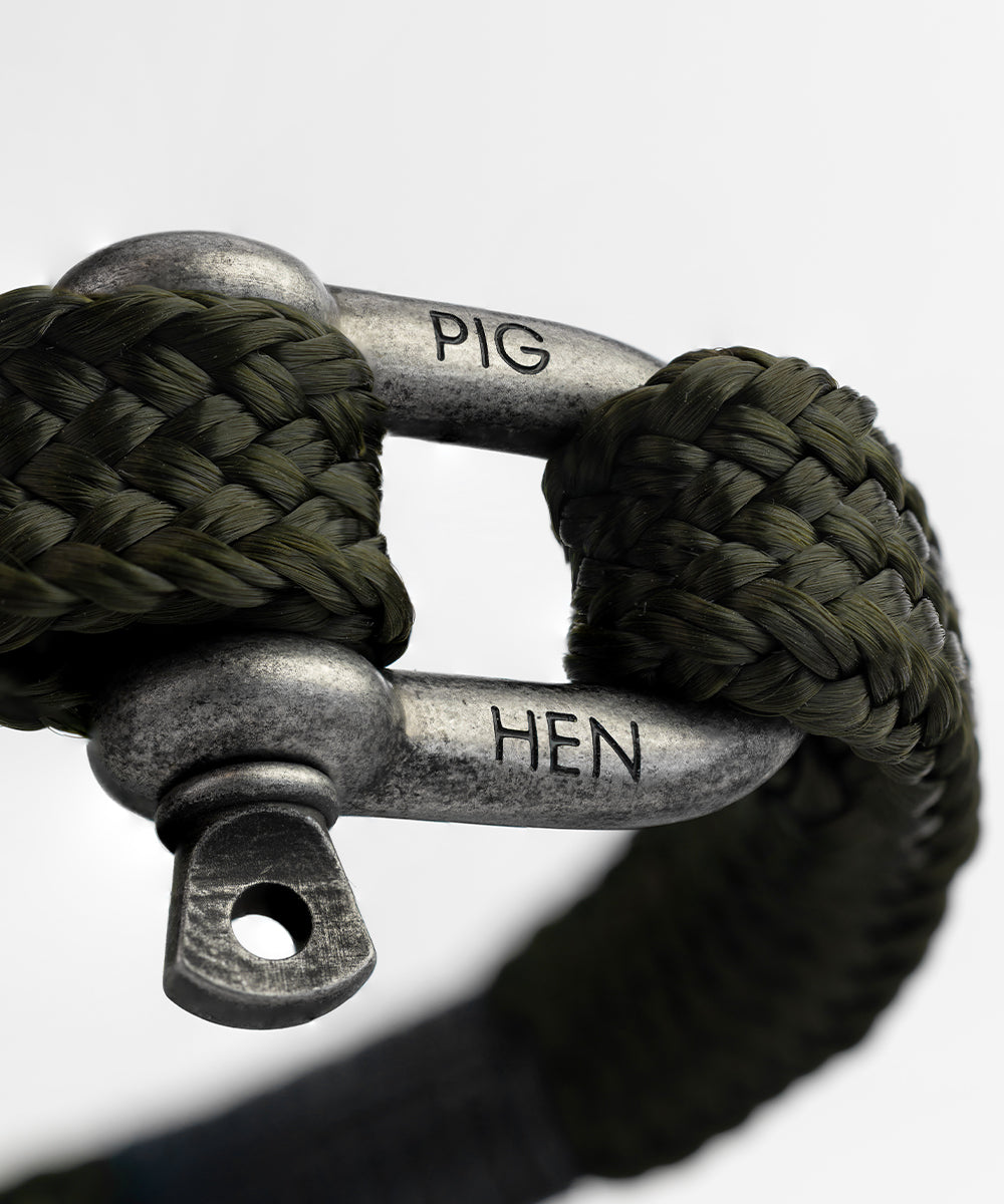 pig-hen-gorgeous-george-herren-seilarmband-army-vintage-mit-d-sch-kel image 4