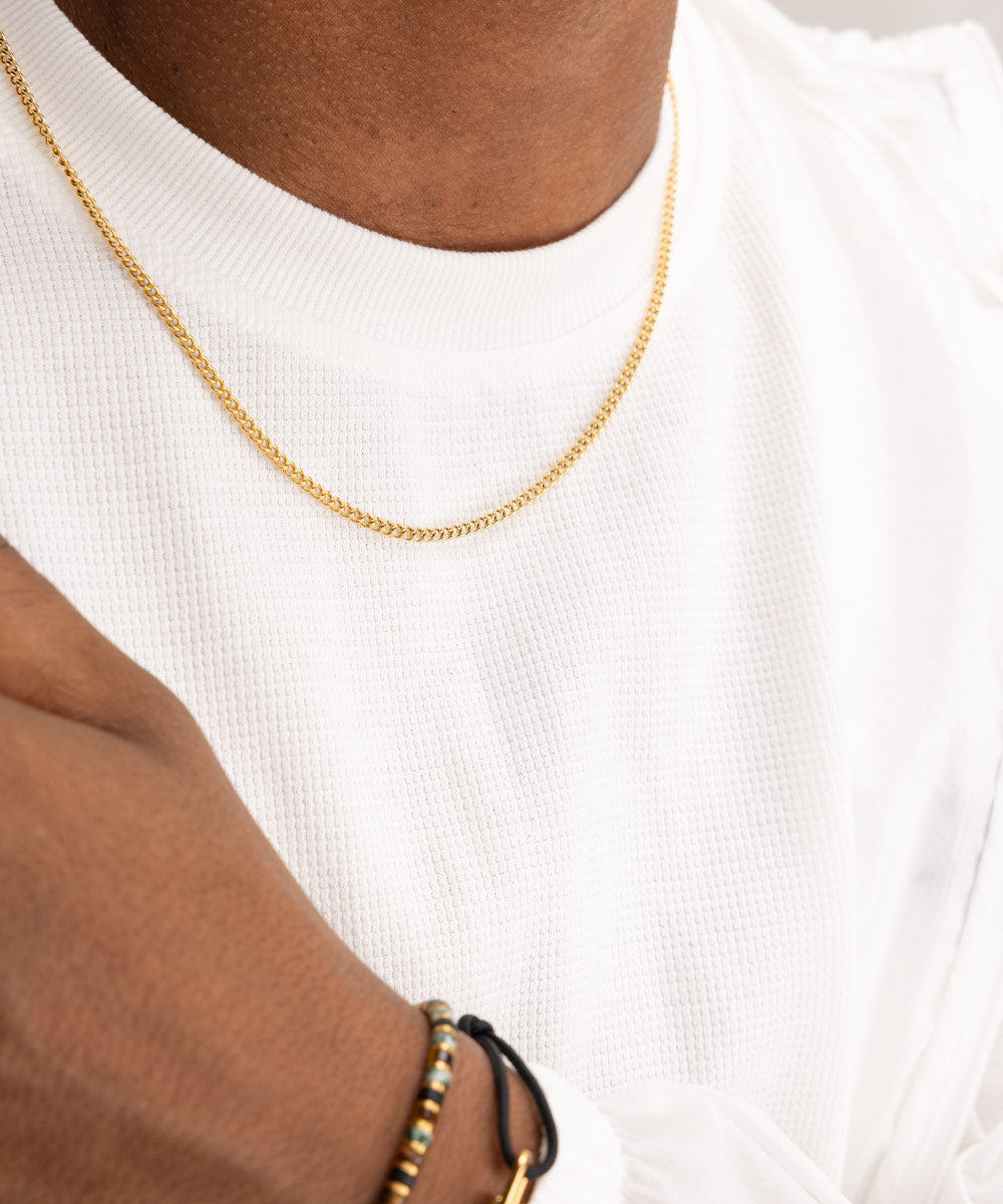 pig-hen-curb-chain-halskette-gold-316l-edelstahl-herren image 2