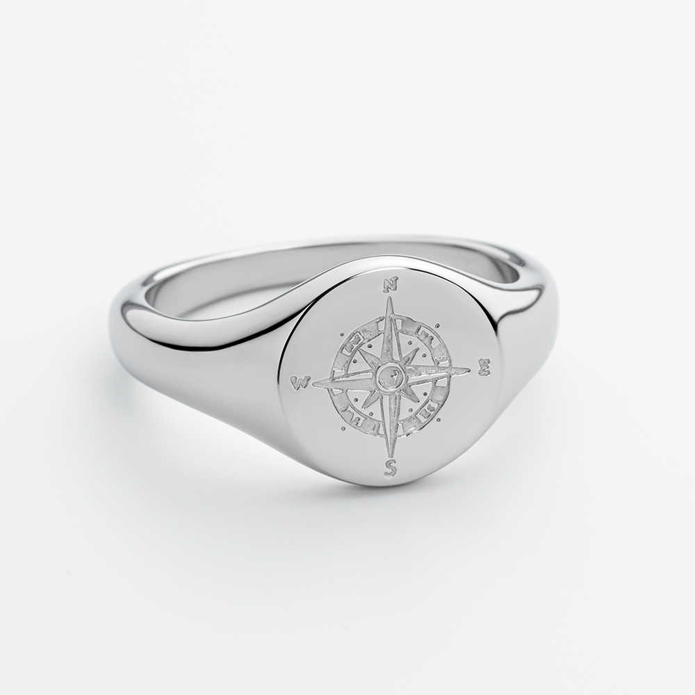 paul-hewitt-signet-ring-windrose-silber-herren-siegelring image 6