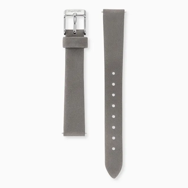 engelsrufer-lederarmband-grau-f-r-uhren-12-mm-edelstahl-verschluss image 1
