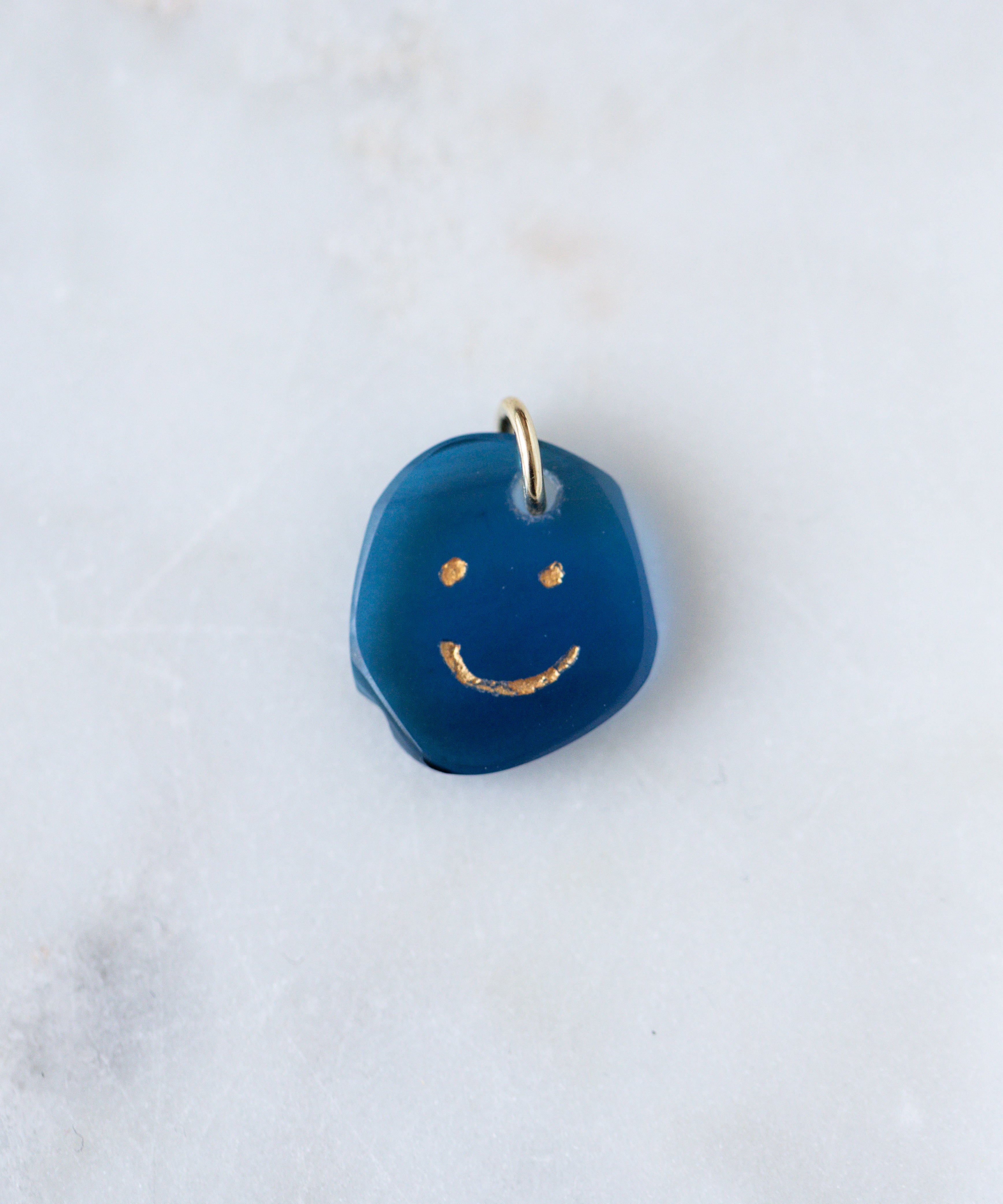wald-berlin-smilie-dude-gemstone-pendant-18k-gold-necklace image 6