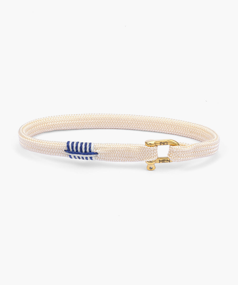 pig-hen-franky-armband-damen-ivory-gold-seilarmband-mit-d-schlie-e image 1