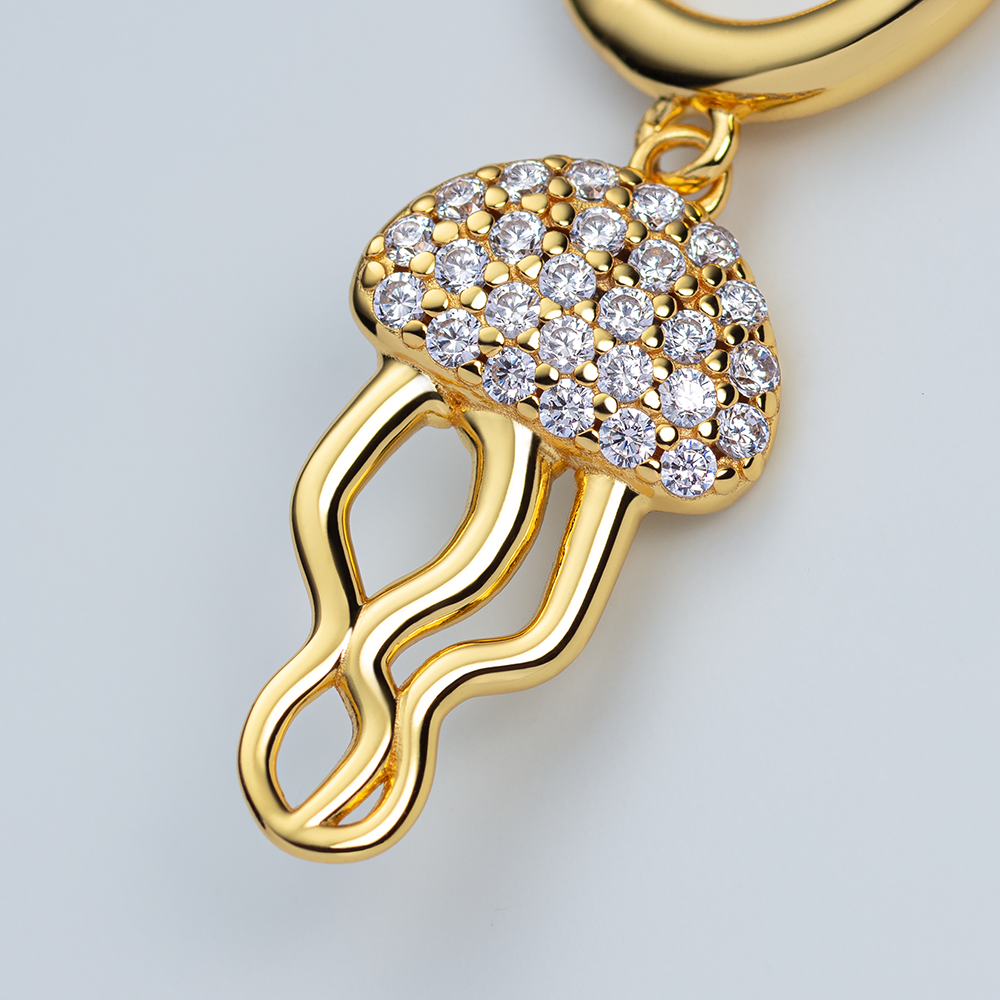 paul-hewitt-jellyfish-hoops-gold-vermeil-creolen-ohrringe-mit-zirkonia-damen image 3