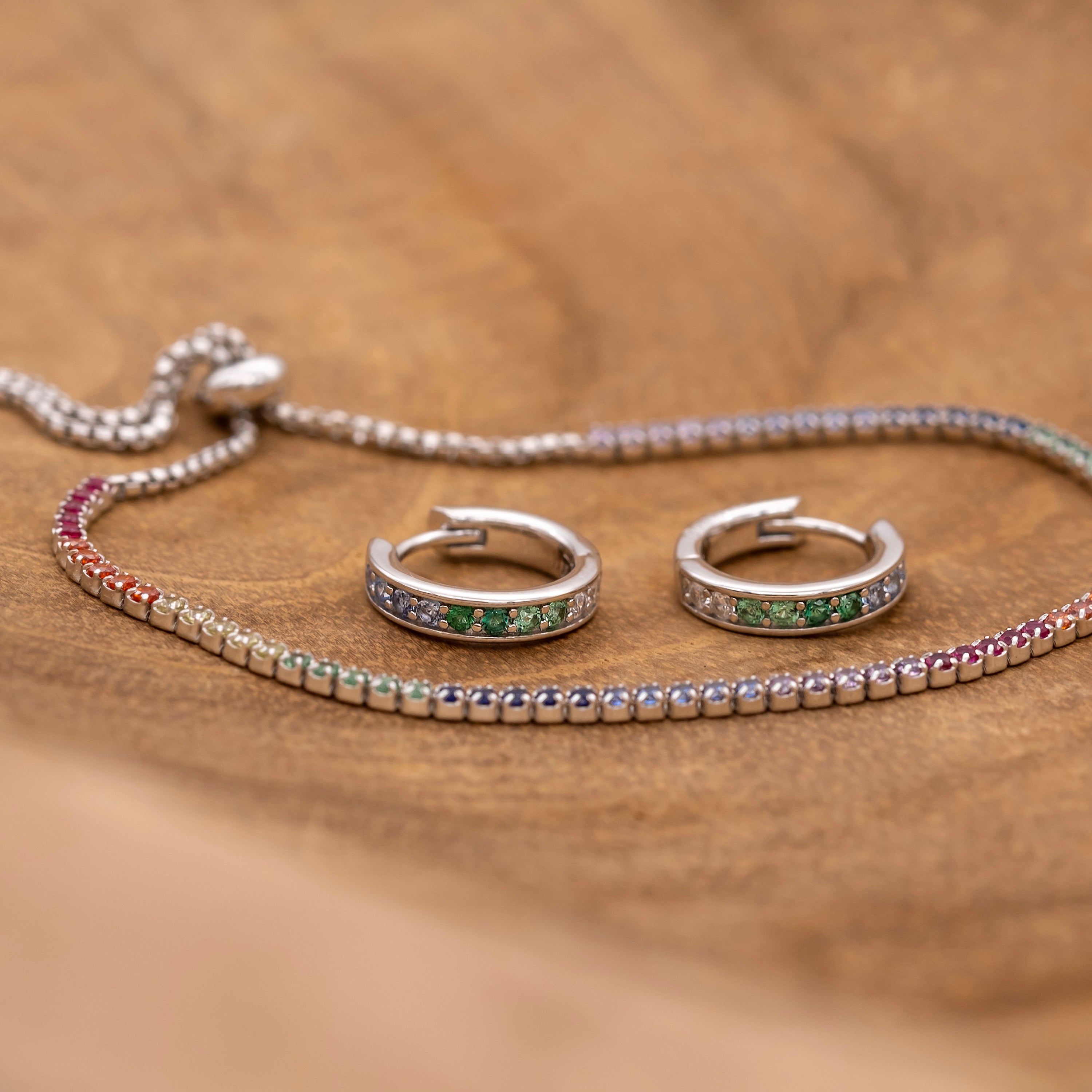engelsrufer-creolen-925er-silber-regenbogen-mit-zirkonia-multicolor-2 image 4