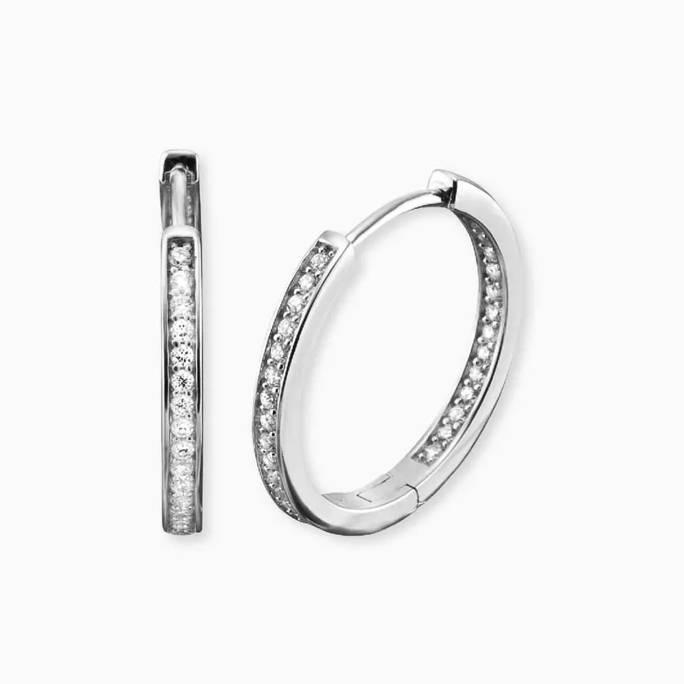 engelsrufer-creolen-klassisch-925er-silber-mit-zirkonia image 1