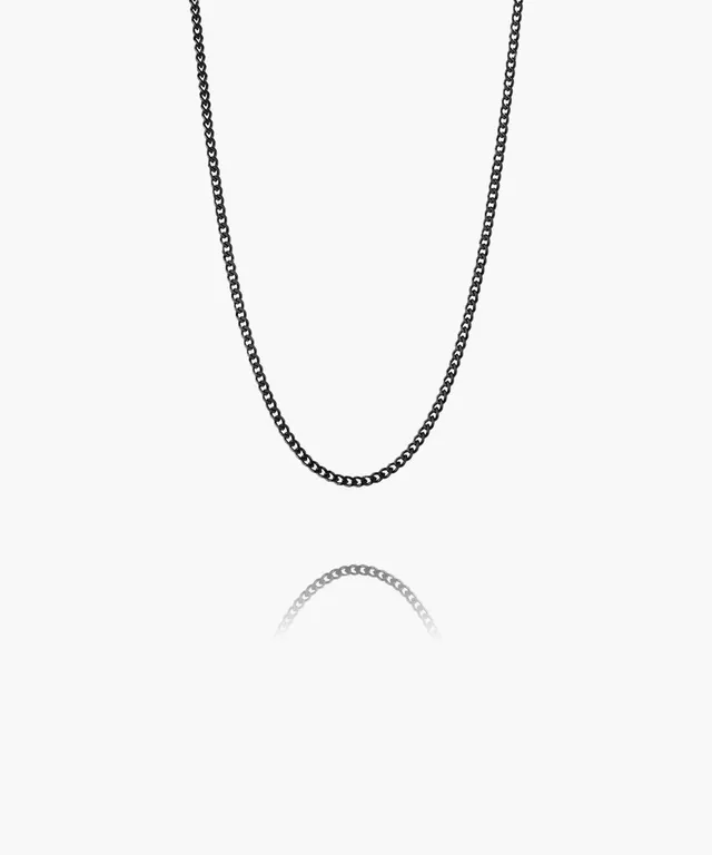 pig-hen-curb-chain-halskette-herren-black-aus-316l-edelstahl image 1