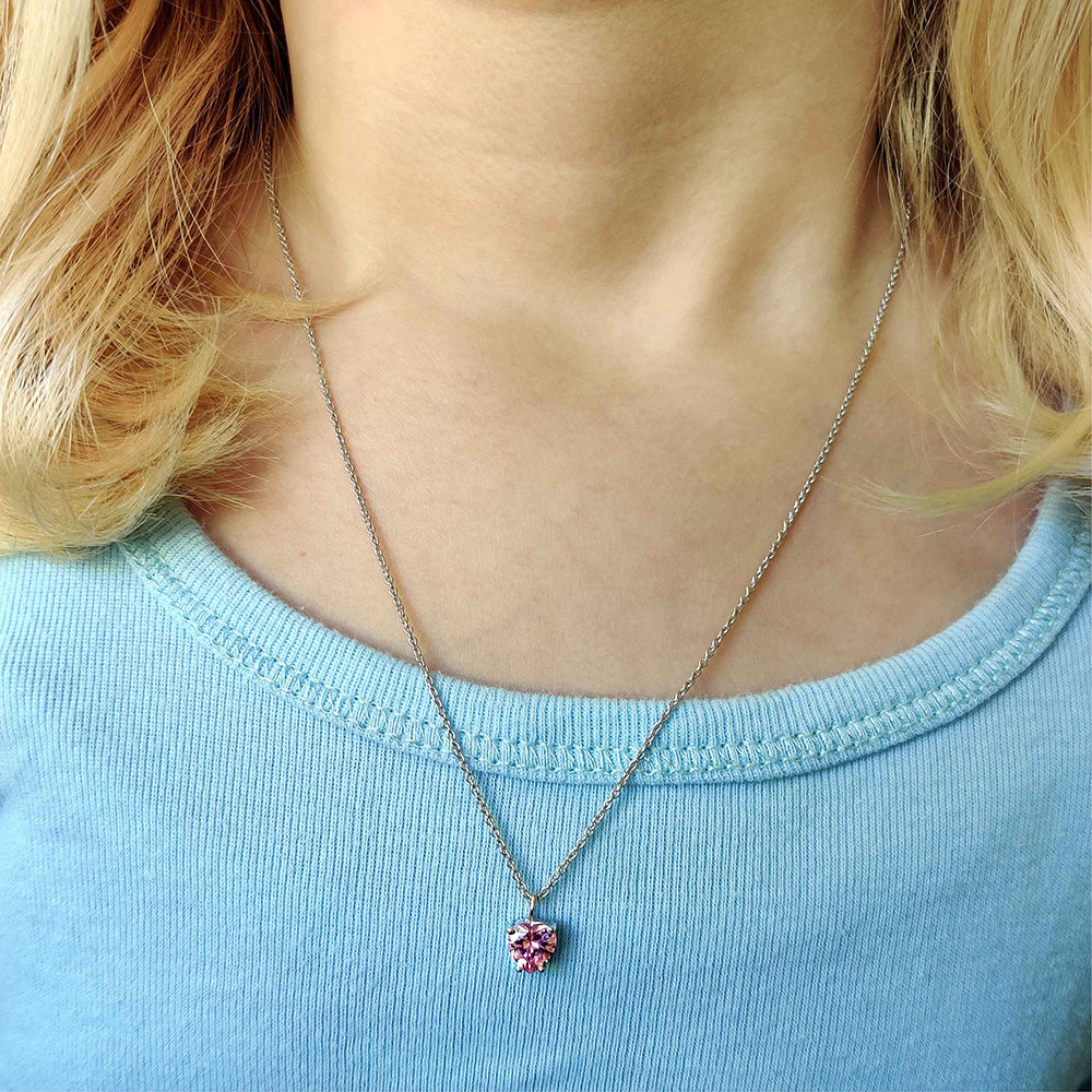engelsrufer-herzengel-kinder-halskette-925er-silber-herz-mit-zirkonia-rosa image 2
