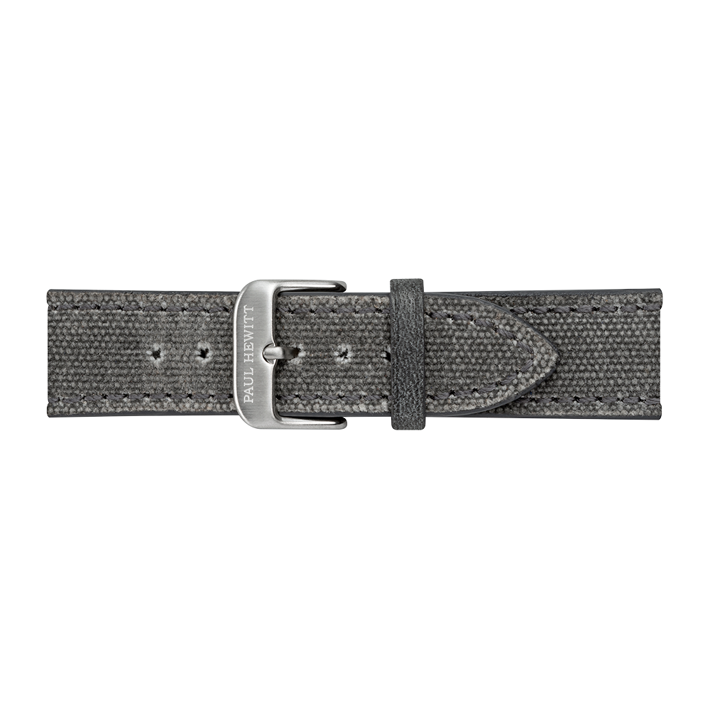 paul-hewitt-canvas-uhrenarmband-silber-grau-20-mm image 1