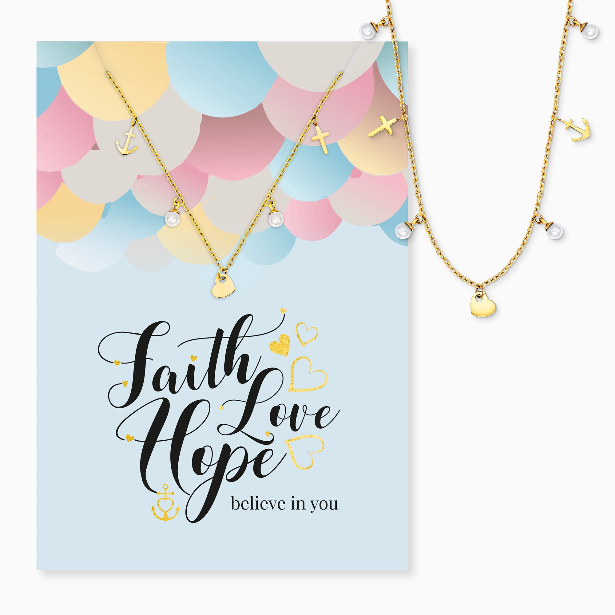 mysteel-by-engelsrufer-halskette-edelstahl-gold-faith-love-hope-anker-herz-kreuz image 3