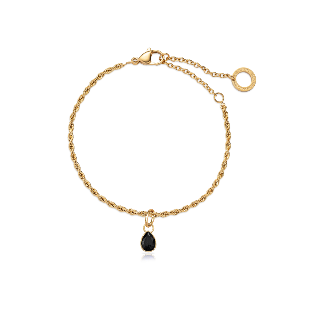 paul-hewitt-set-black-stone-charm-und-armkette-gold-charm-armkettenset image 2