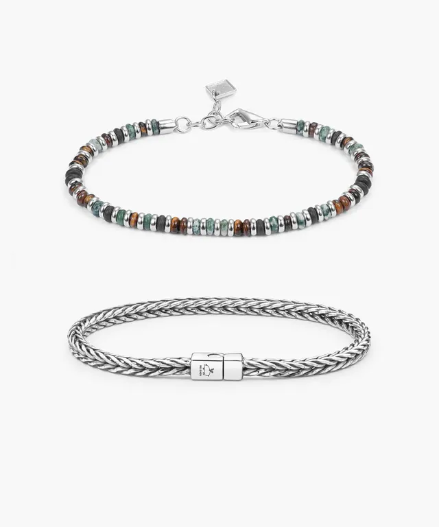 pig-hen-brontide-nagoya-foxtail-set-925-sterling-silber-armband-set image 1
