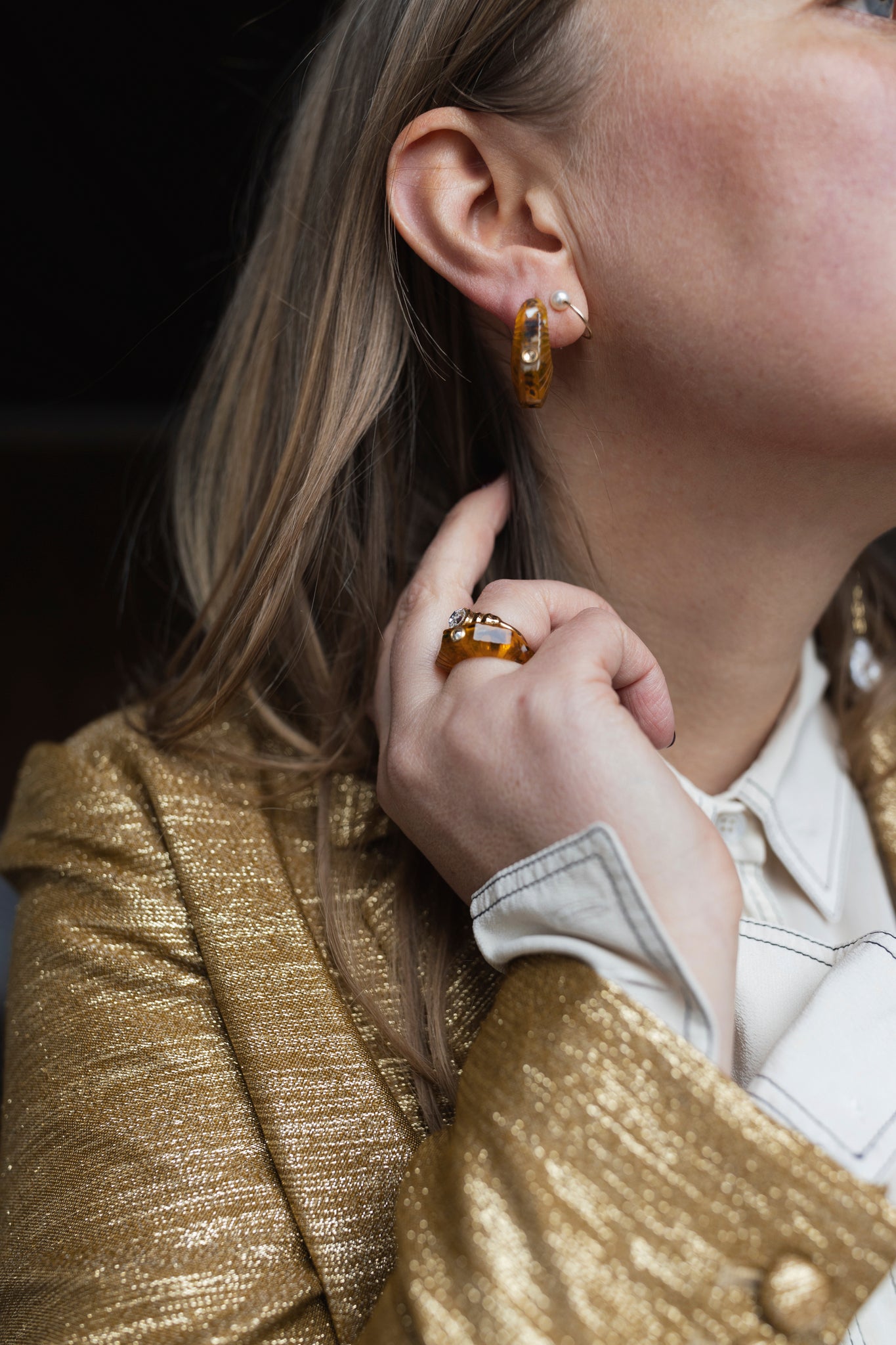 wald-berlin-isla-bonita-shining-star-ring-amber-bio-polyester-gr-m-eu-56 image 2