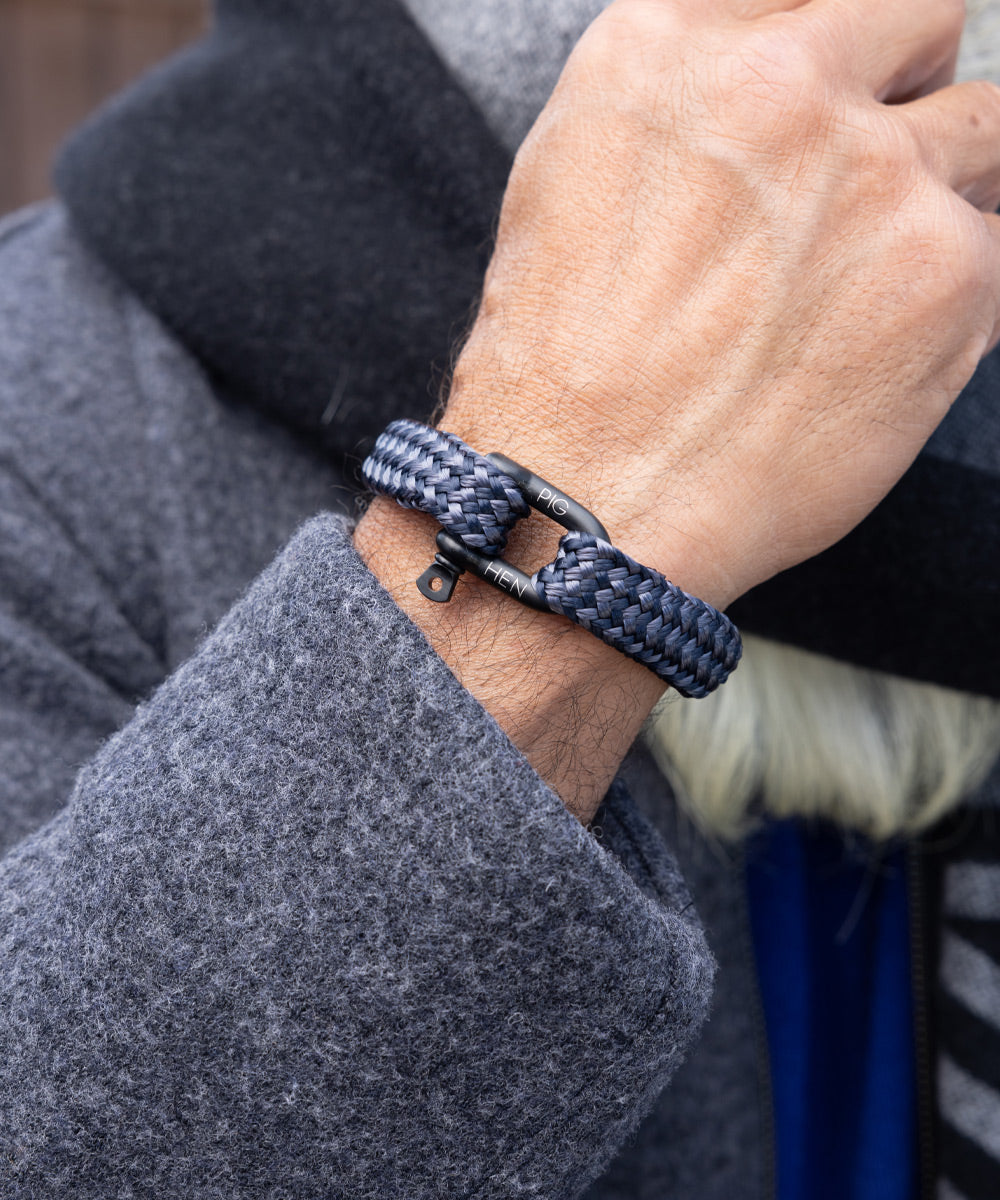 pig-hen-gorgeous-george-herren-armband-navy-slate-gray-black image 2