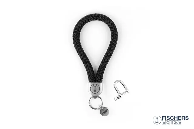 fischers-fritze-dicker-hering-albert-schl-sselanh-nger-schwarz-8-mm image 1